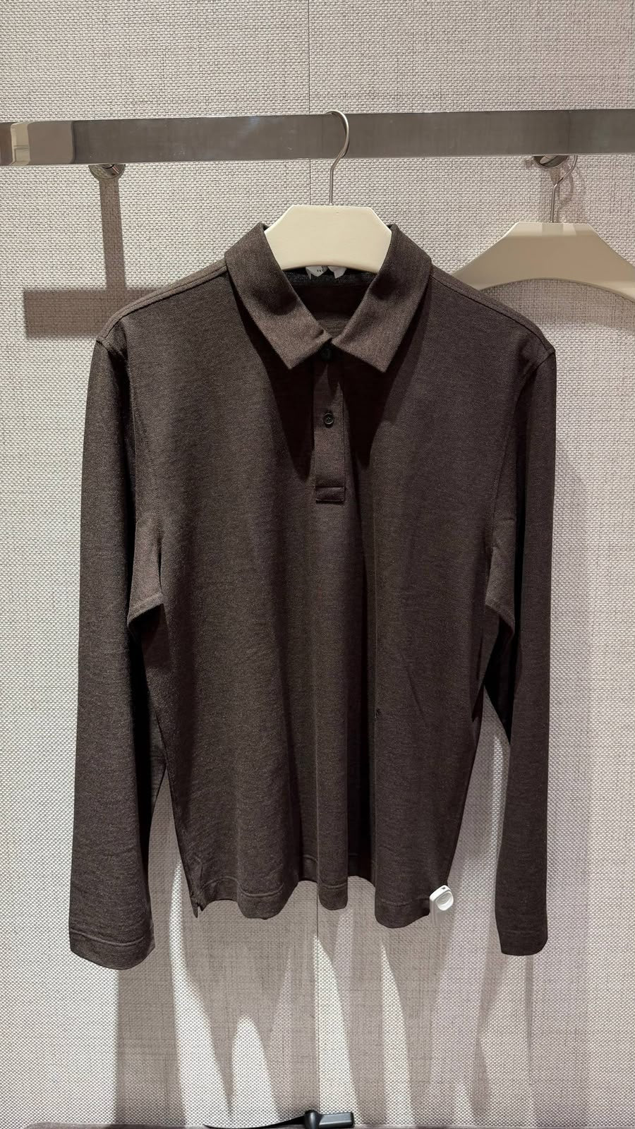Long-Sleeve Polo Shirt