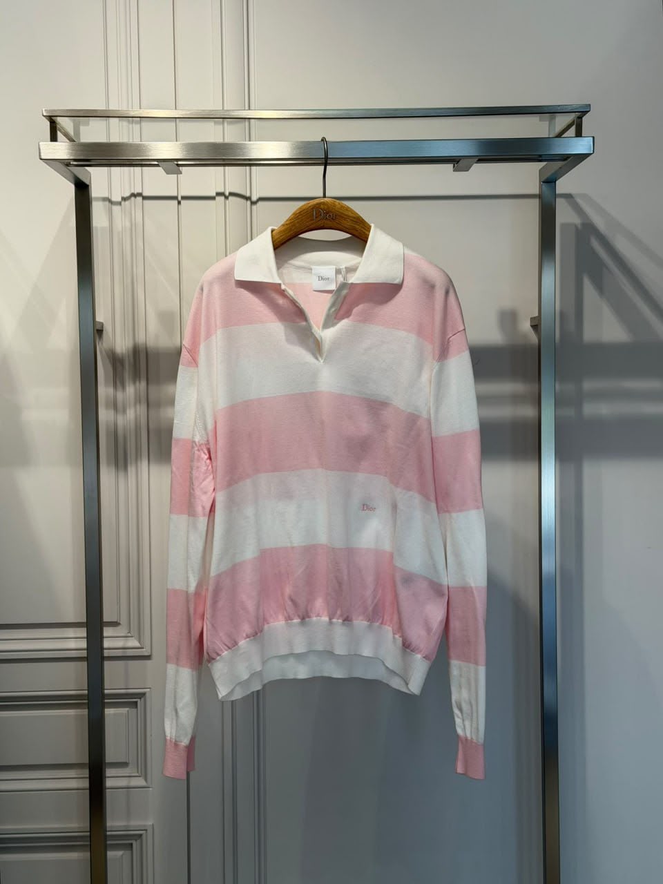 Striped Polo Sweater