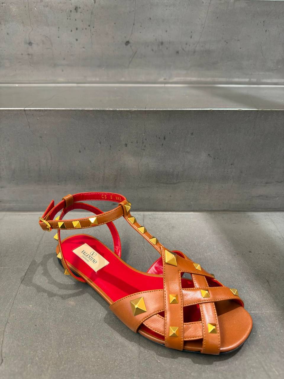Garavani Rockstud Cage Ballet Flat