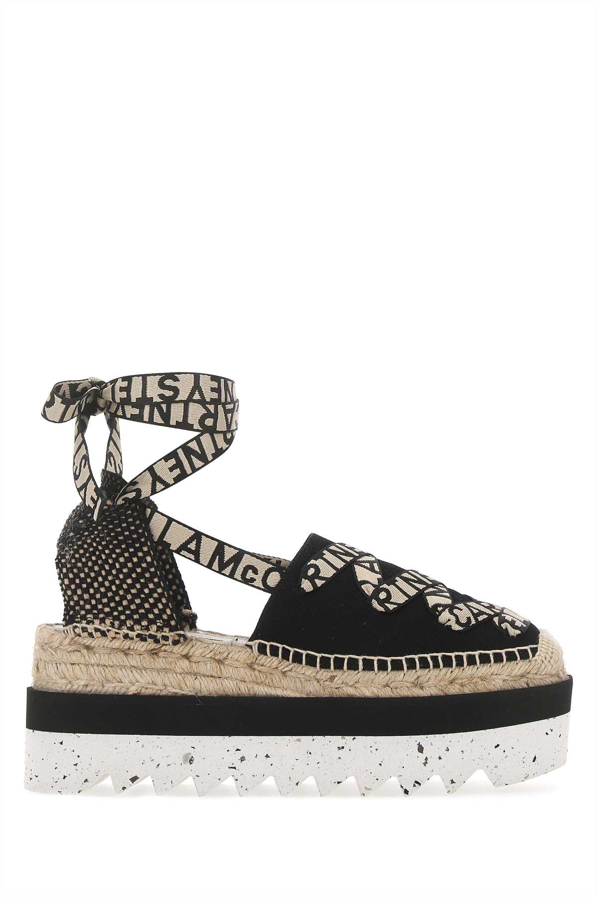 STELLA MCCARTNEY Gaia Organic Canvas W/ Logo Ribbon For Women FABRIC/SOLE:RUBBER