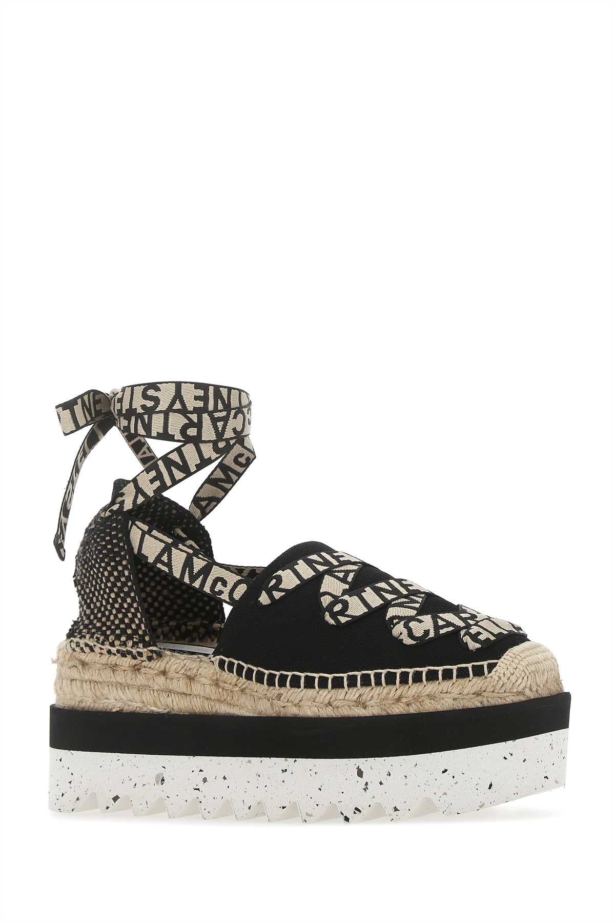 STELLA MCCARTNEY Gaia Organic Canvas W/ Logo Ribbon For Women FABRIC/SOLE:RUBBER