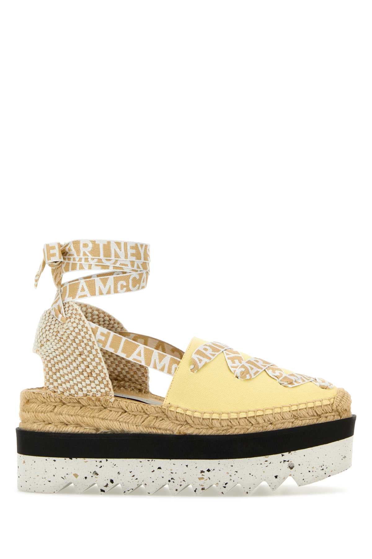 STELLA MCCARTNEY Gaia Organic Canvas W/ Logo Ribbon For Women Exterior: 100% Fabric Interior: 100% Fabric Sole: Rubber