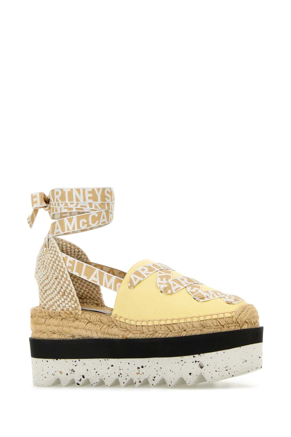 STELLA MCCARTNEY Gaia Organic Canvas W/ Logo Ribbon For Women Exterior: 100% Fabric Interior: 100% Fabric Sole: Rubber