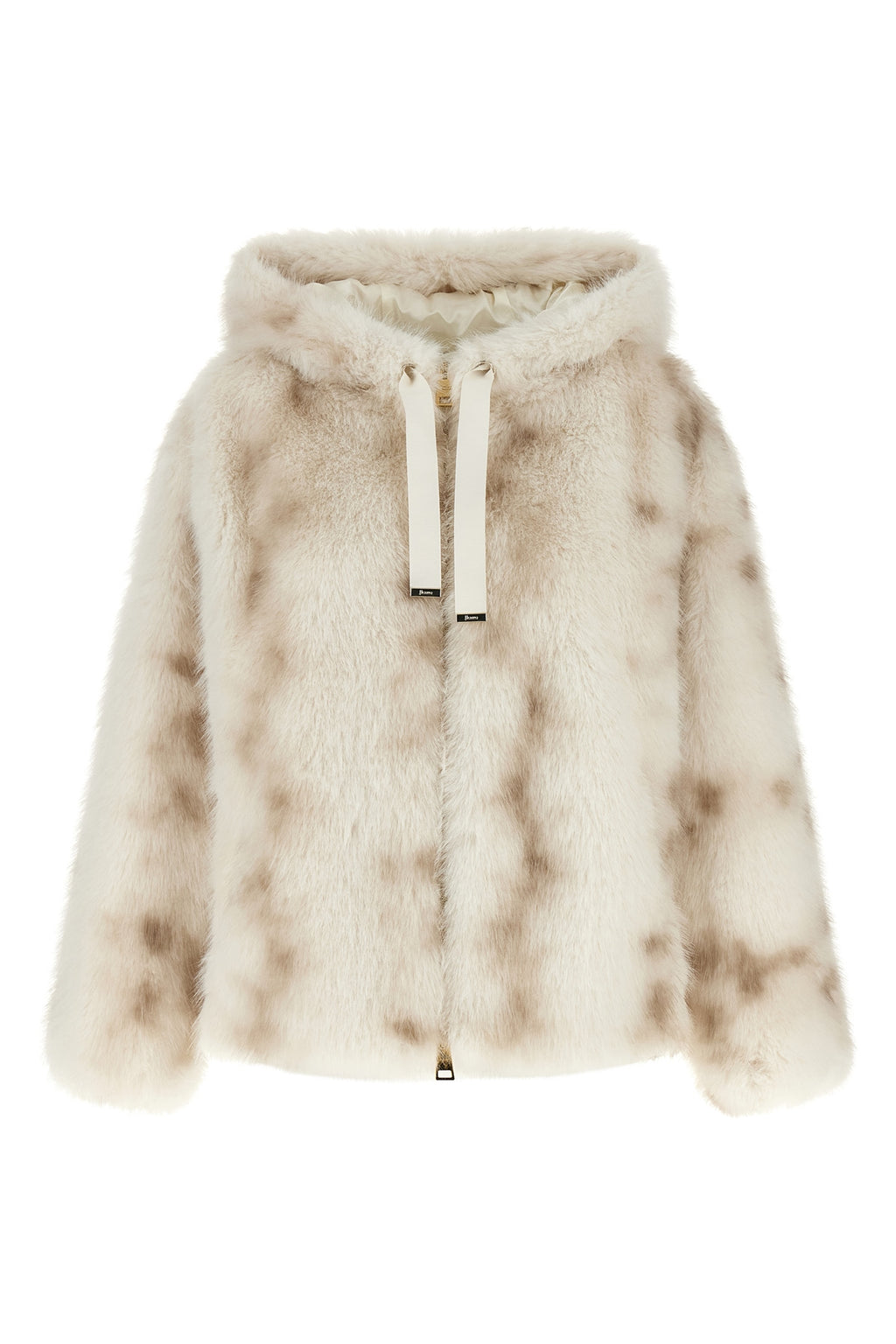 Faux fur bomber jacket