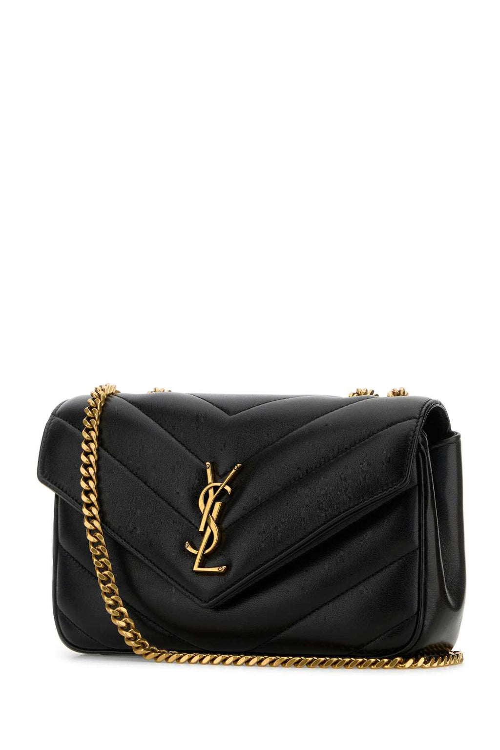 SAINT LAURENT YSL BO S LOULOU For Women Exterior: 100% Lamb Lining: 100% Fabric Finishing: Antiqued golden brass