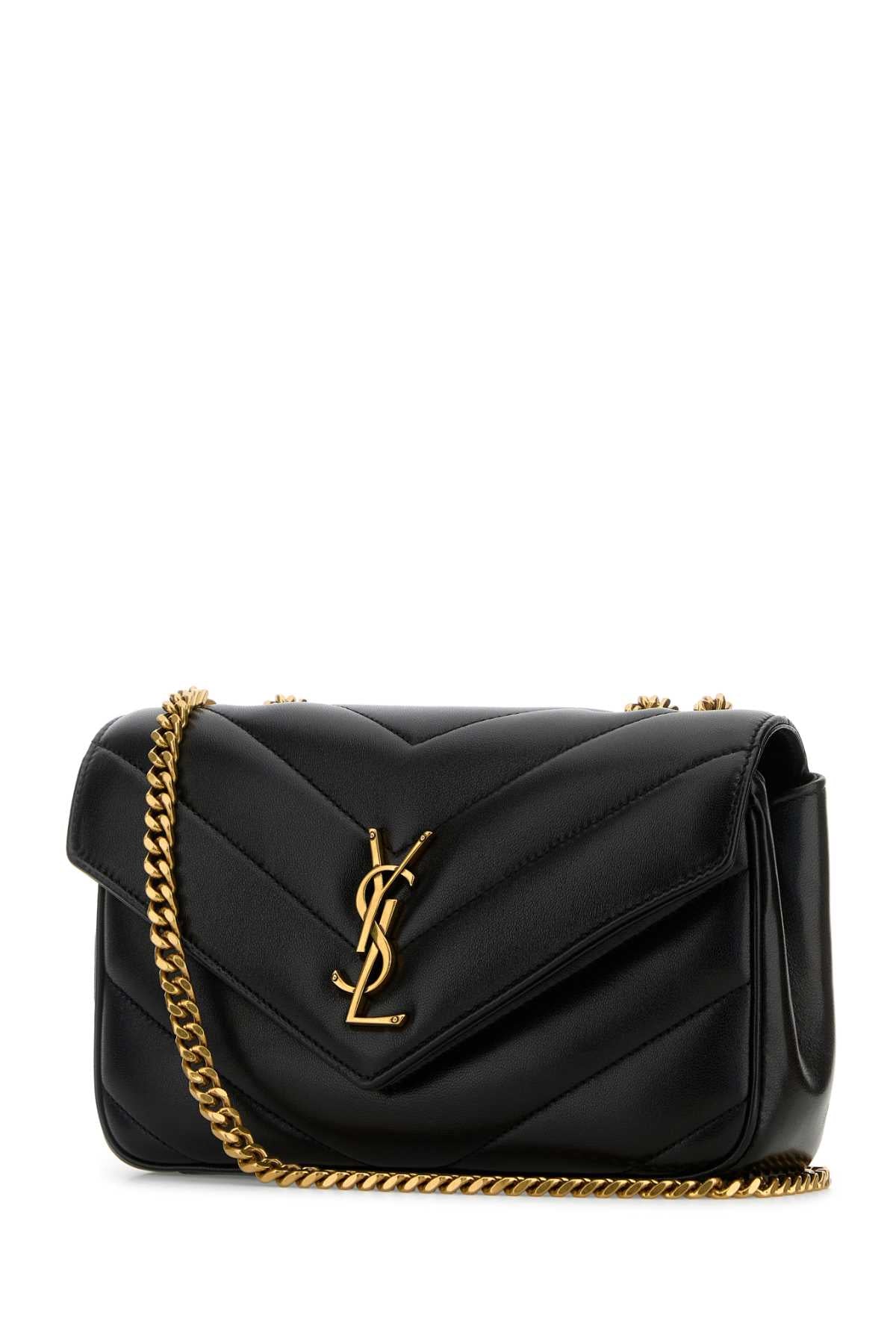 SAINT LAURENT YSL BO S LOULOU For Women Exterior: 100% Lamb Lining: 100% Fabric Finishing: Antiqued golden brass