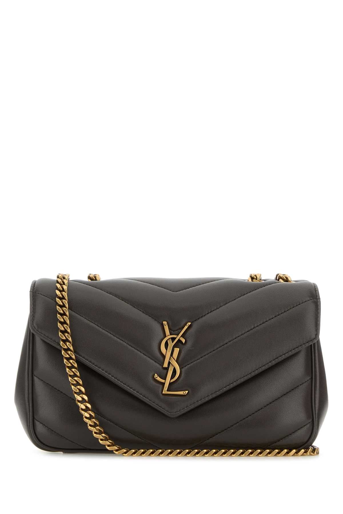 SAINT LAURENT YSL BO S LOULOU For Women Exterior: 100% Lamb Lining: 100% Fabric Finishing: Antiqued golden brass