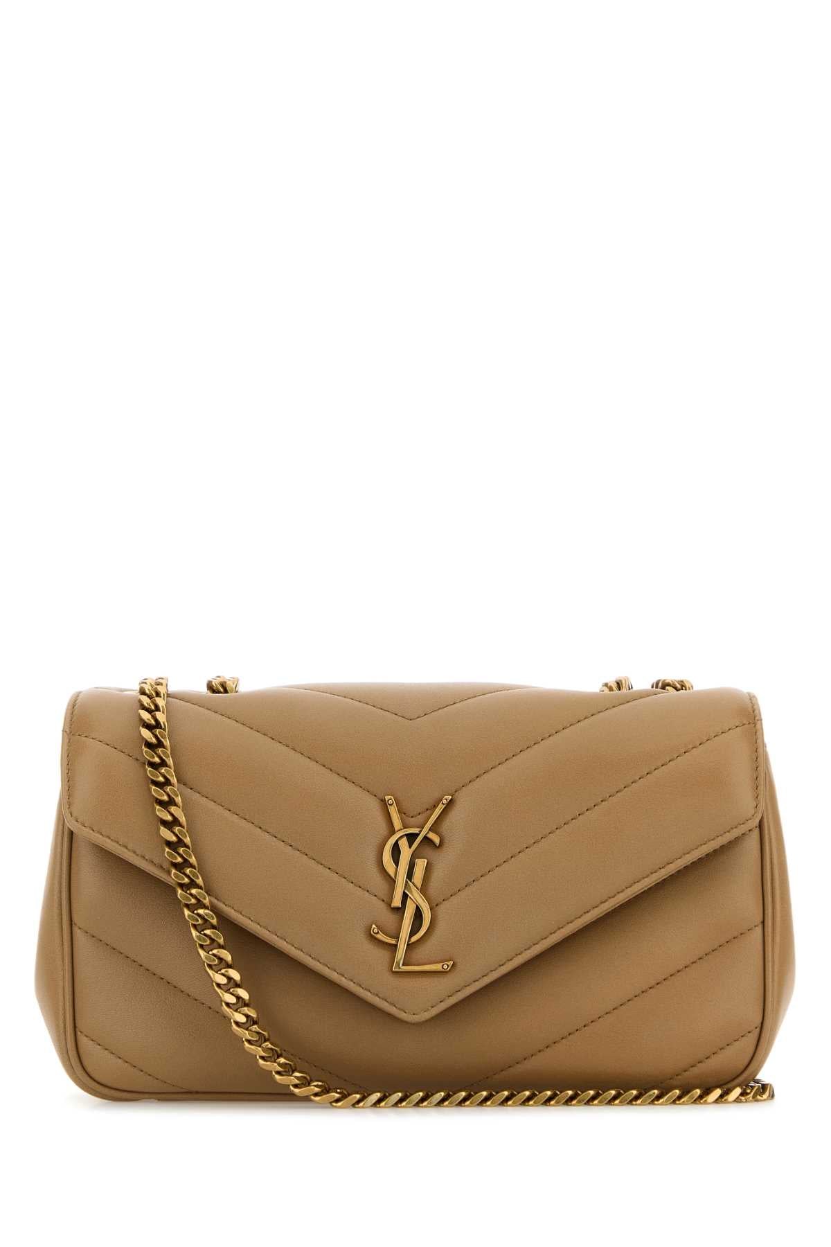 SAINT LAURENT YSL BO S LOULOU For Women Exterior: 100% Lamb Lining: 100% Fabric Finishing: Antiqued golden brass