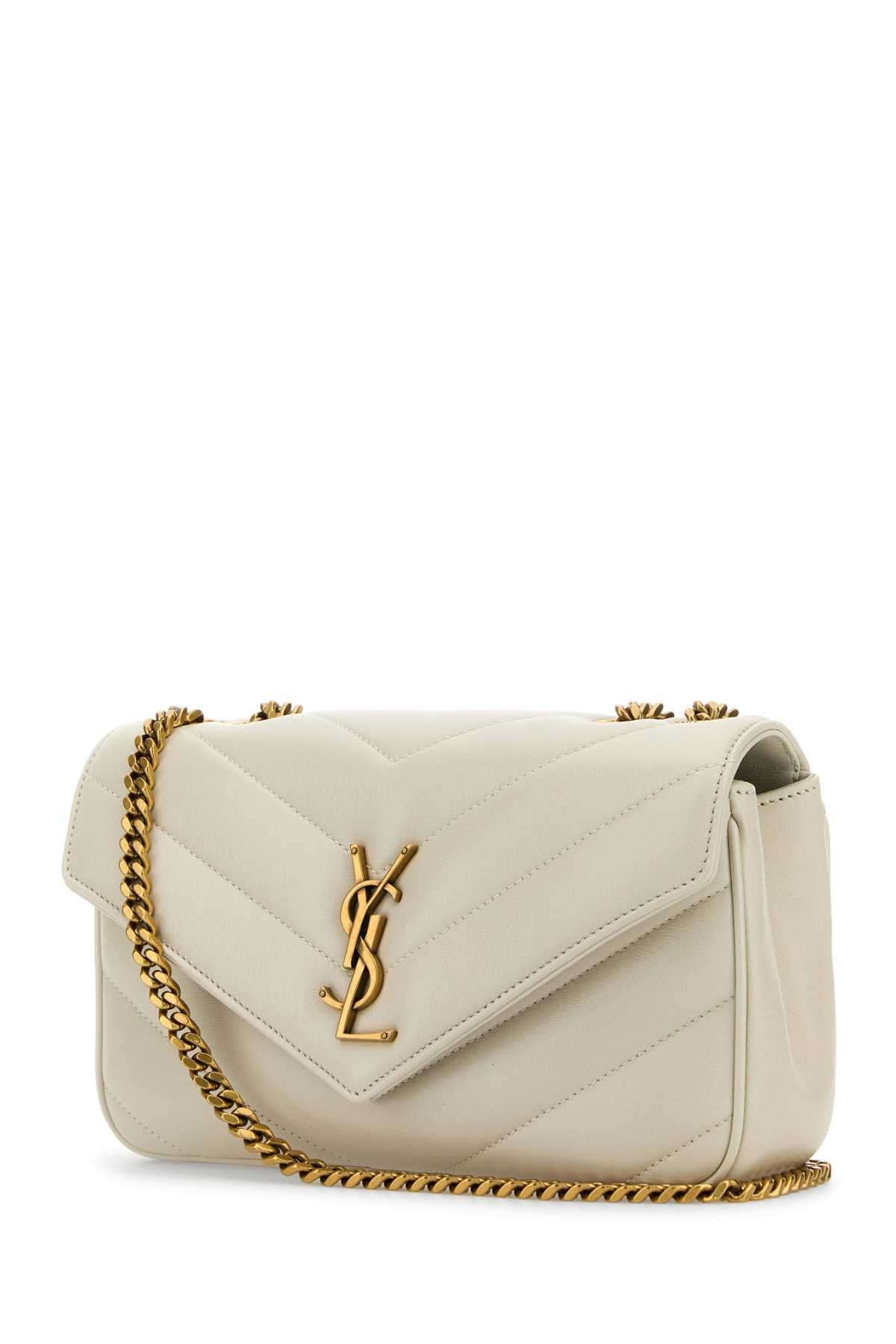 SAINT LAURENT YSL BO S LOULOU For Women Exterior: 100% Lamb Lining: 100% Fabric Finishing: Antiqued golden brass