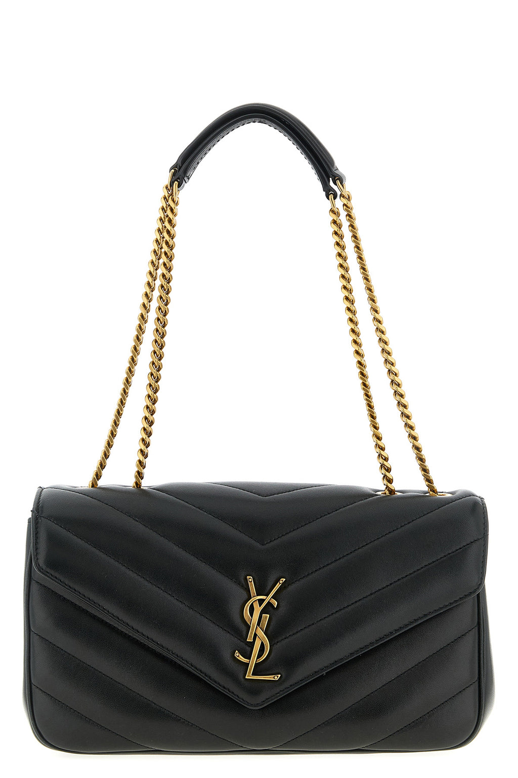 SAINT LAURENT 'Loulou' medium shoulder bag For Women 100% lamb leather (Ovis Aries)