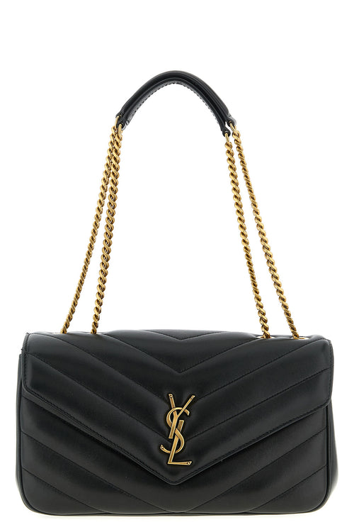 SAINT LAURENT 'Loulou' medium shoulder bag For Women 100% lamb leather (Ovis Aries)