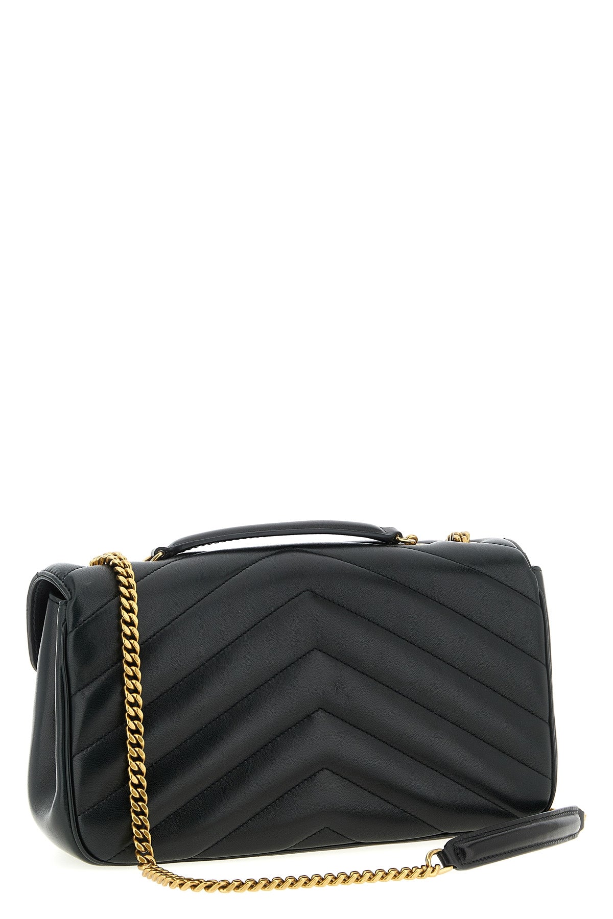 SAINT LAURENT 'Loulou' medium shoulder bag For Women 100% lamb leather (Ovis Aries)