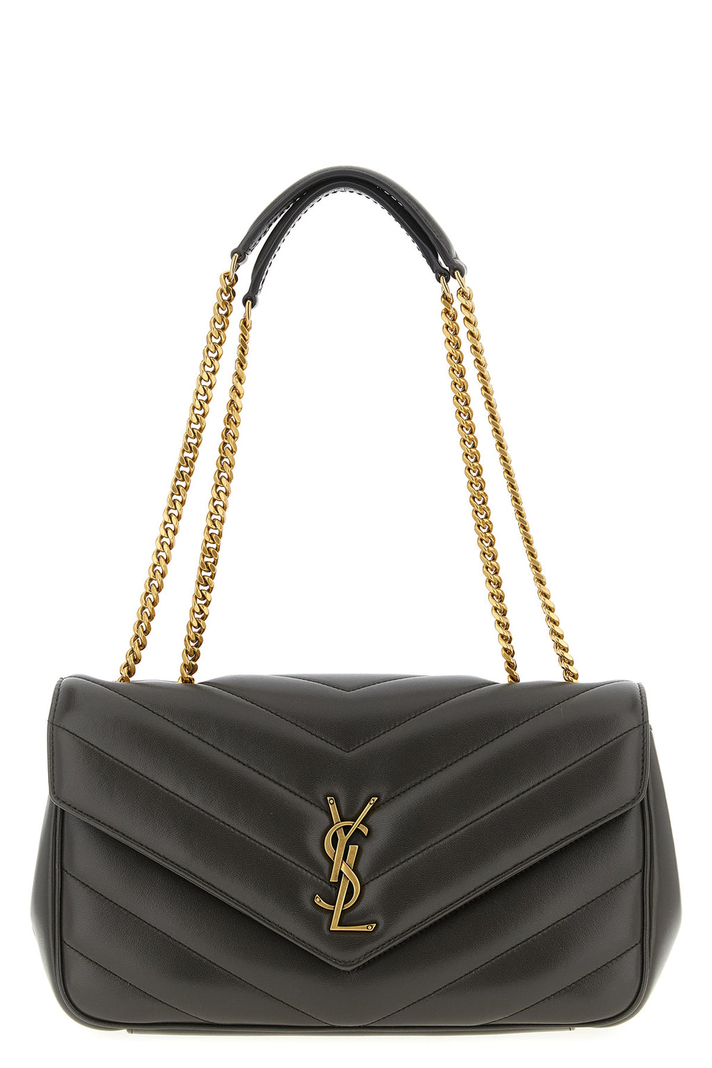 SAINT LAURENT 'Loulou' medium shoulder bag For Women 100% lamb leather (Ovis Aries)