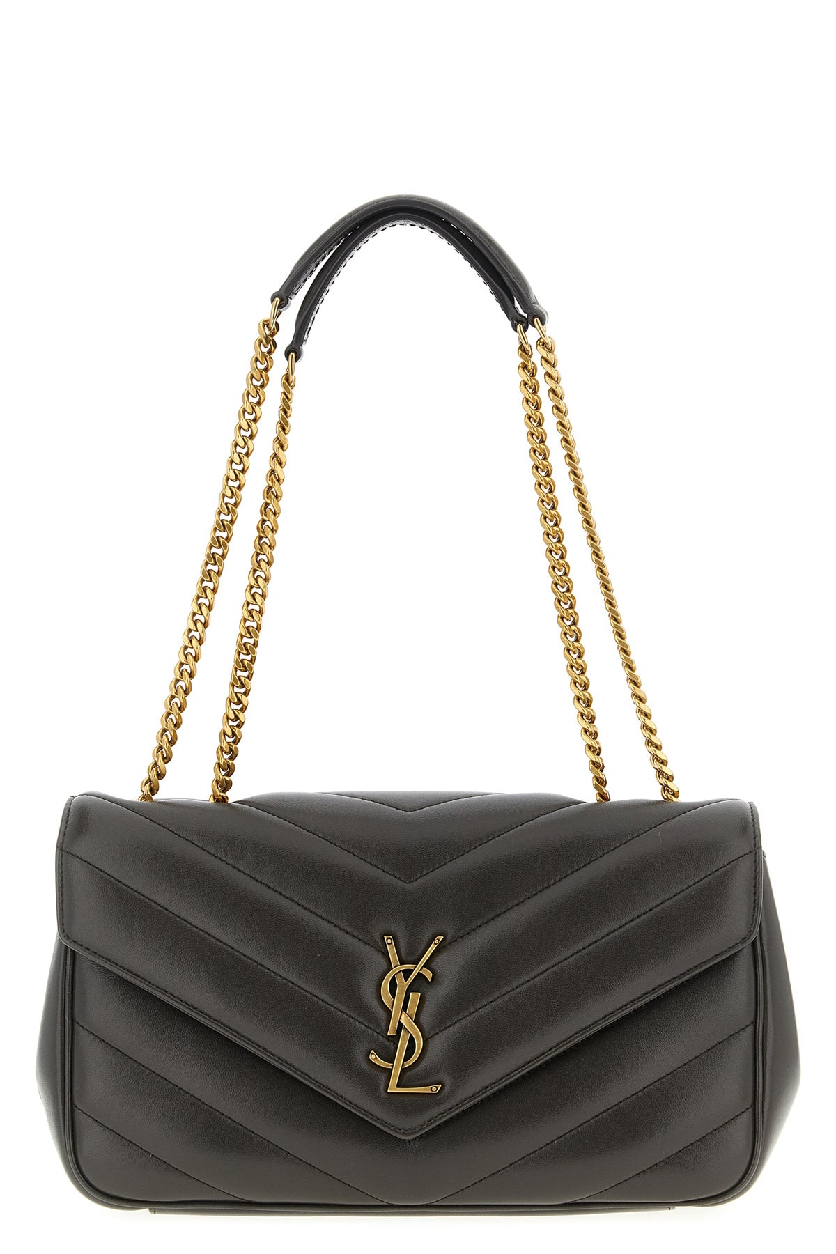SAINT LAURENT 'Loulou' medium shoulder bag For Women 100% lamb leather (Ovis Aries)