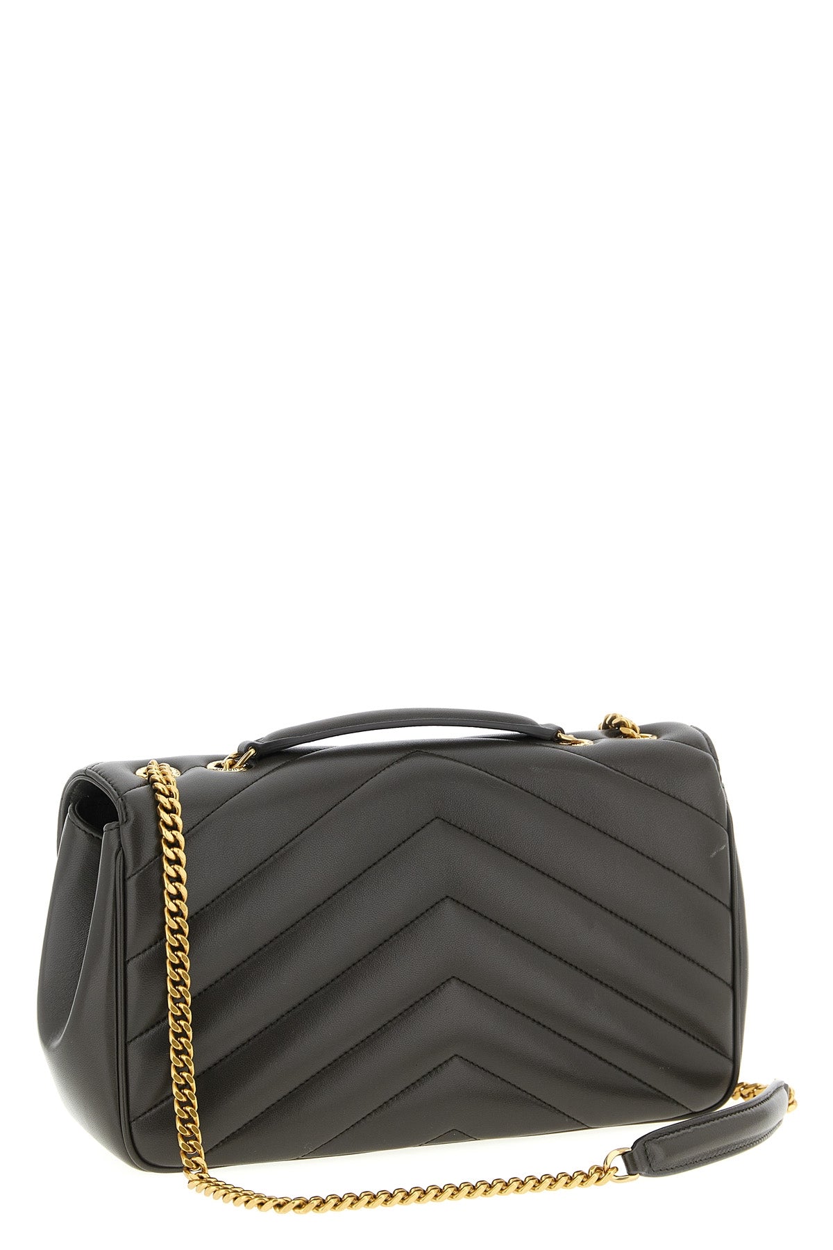 SAINT LAURENT 'Loulou' medium shoulder bag For Women 100% lamb leather (Ovis Aries)