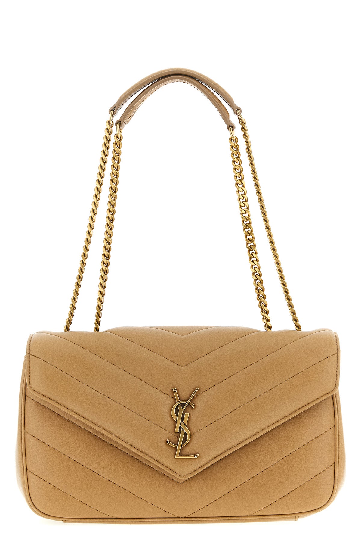 SAINT LAURENT 'Loulou' medium shoulder bag For Women 100% lamb leather (Ovis Aries)