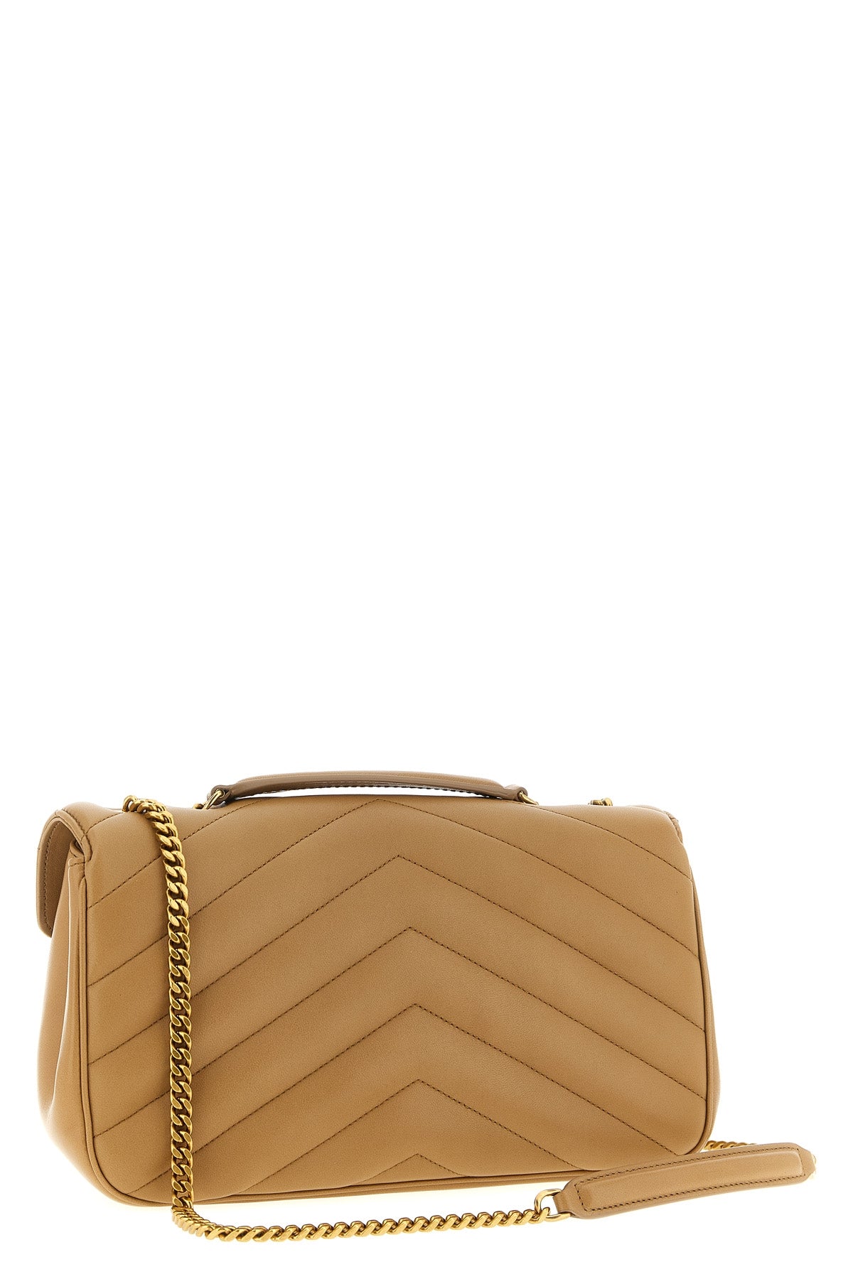 SAINT LAURENT 'Loulou' medium shoulder bag For Women 100% lamb leather (Ovis Aries)