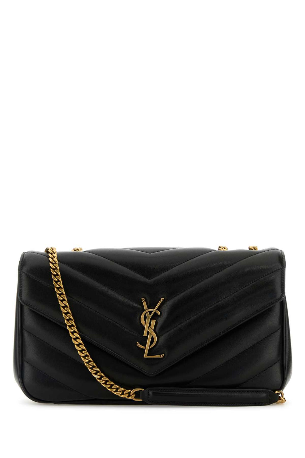 SAINT LAURENT YSL BO M LOULOU For Women Exterior: 100% Calf Lining: 100% Fabric Finishing: Antiqued golden metal
