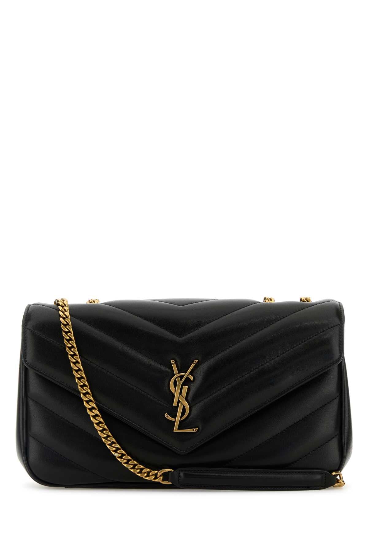 SAINT LAURENT YSL BO M LOULOU For Women Exterior: 100% Calf Lining: 100% Fabric Finishing: Antiqued golden metal