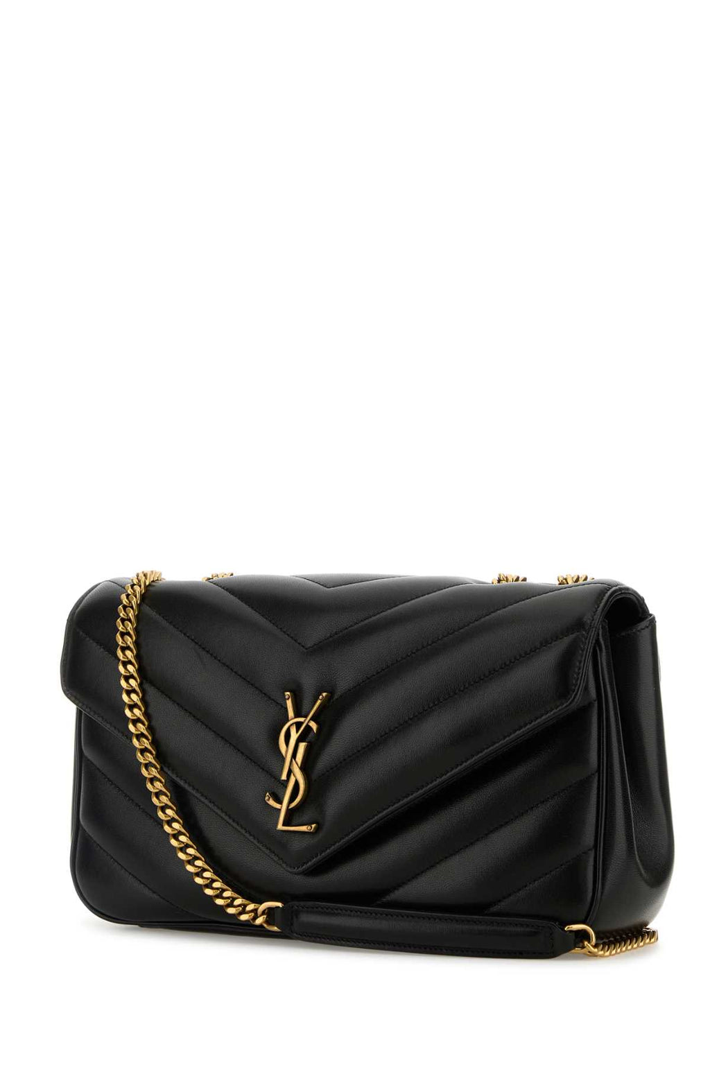 SAINT LAURENT YSL BO M LOULOU For Women Exterior: 100% Calf Lining: 100% Fabric Finishing: Antiqued golden metal