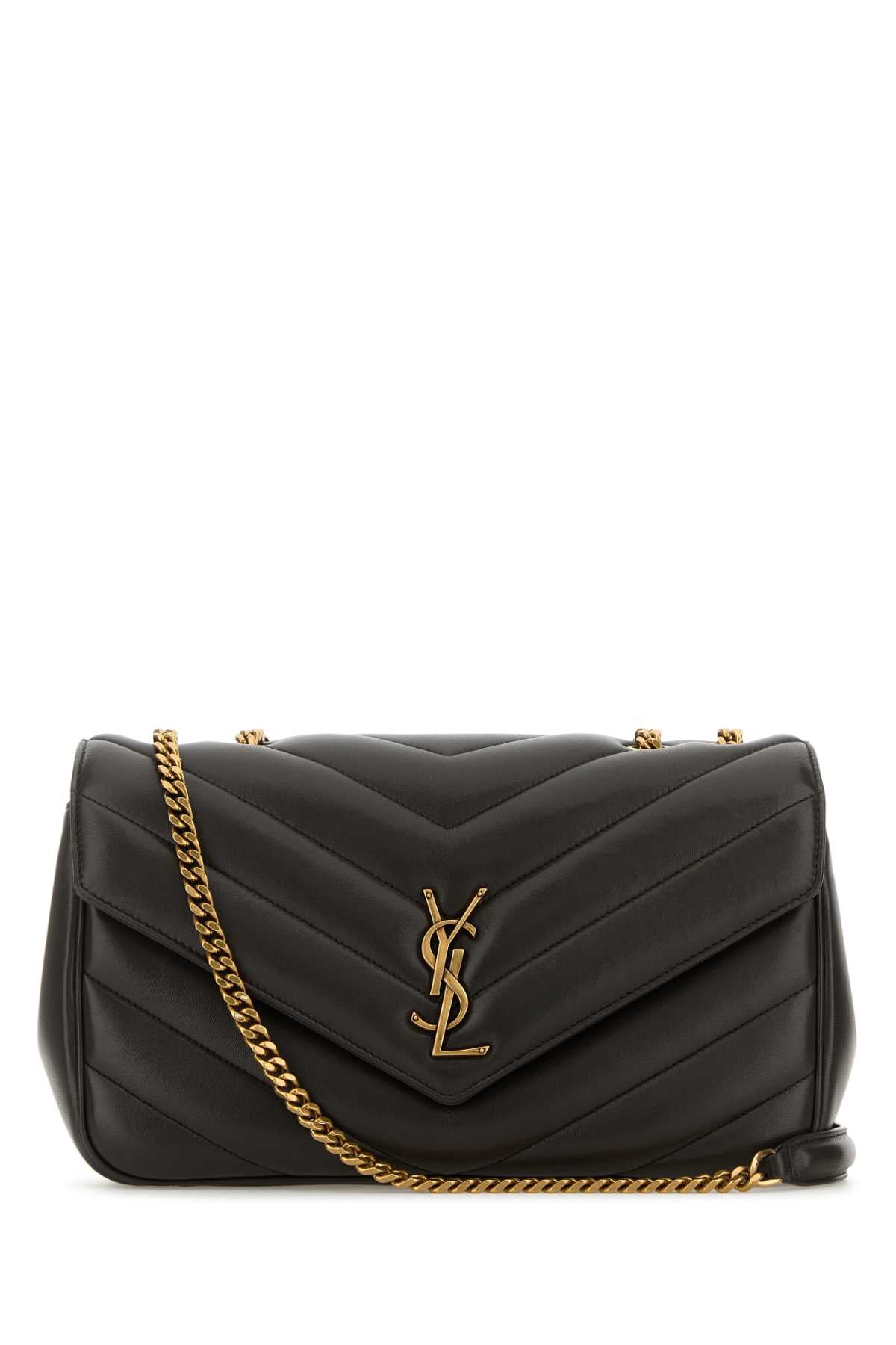 SAINT LAURENT YSL BO M LOULOU For Women Exterior: 100% Calf Lining: 100% Fabric Finishing: Antiqued golden metal