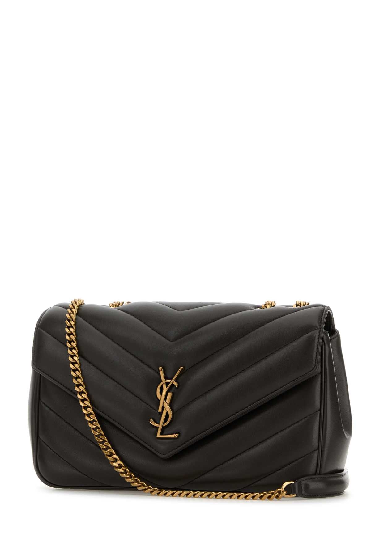 SAINT LAURENT YSL BO M LOULOU For Women Exterior: 100% Calf Lining: 100% Fabric Finishing: Antiqued golden metal