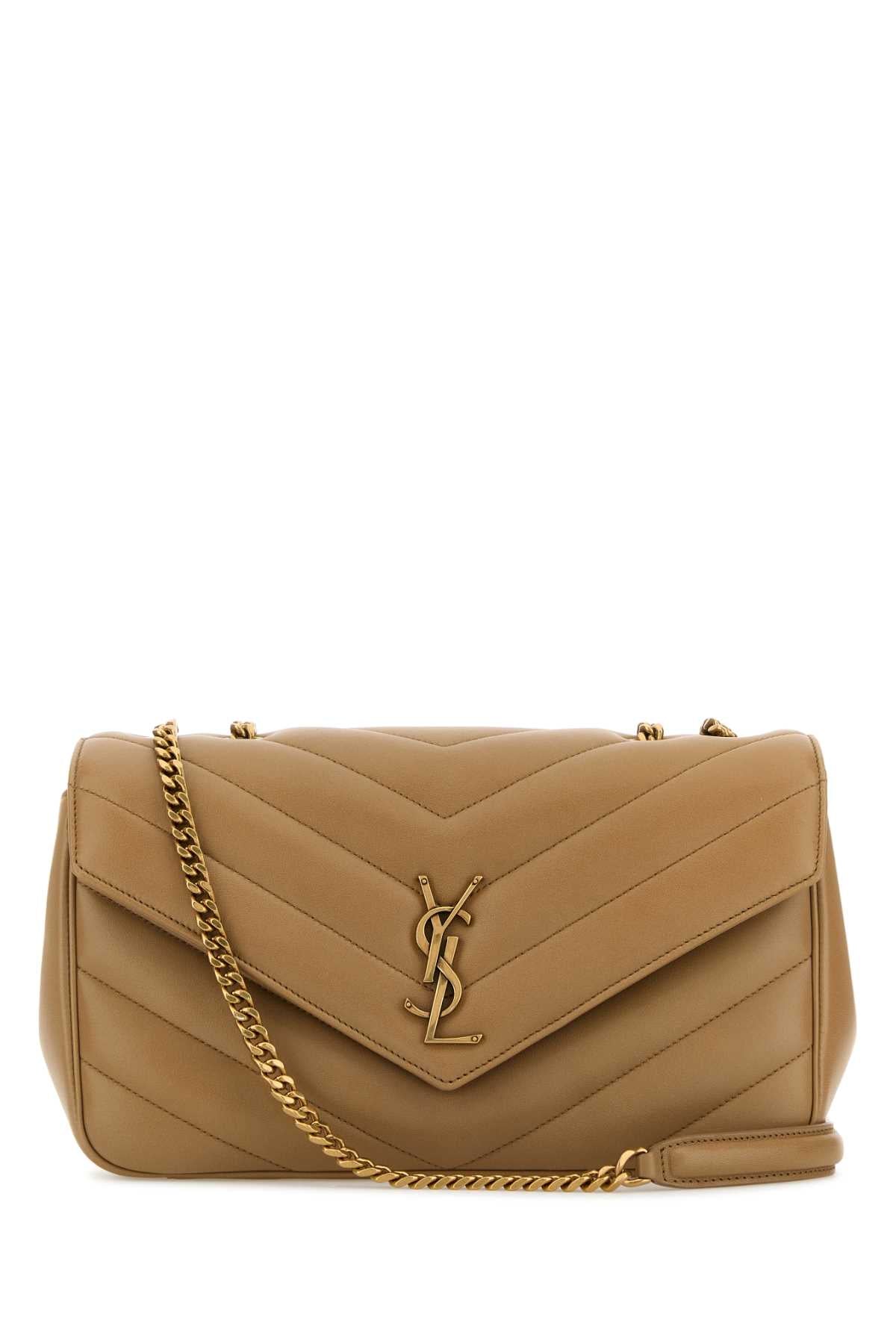SAINT LAURENT YSL BO M LOULOU For Women Exterior: 100% Calf Lining: 100% Fabric Finishing: Antiqued golden metal