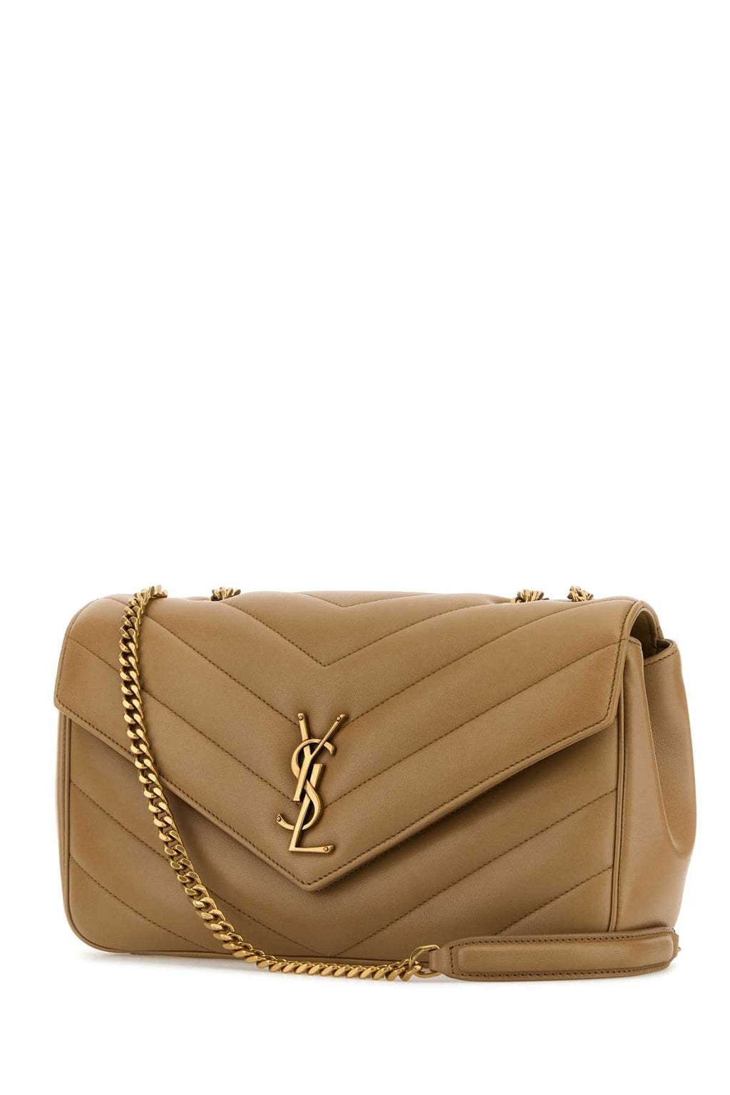SAINT LAURENT YSL BO M LOULOU For Women Exterior: 100% Calf Lining: 100% Fabric Finishing: Antiqued golden metal