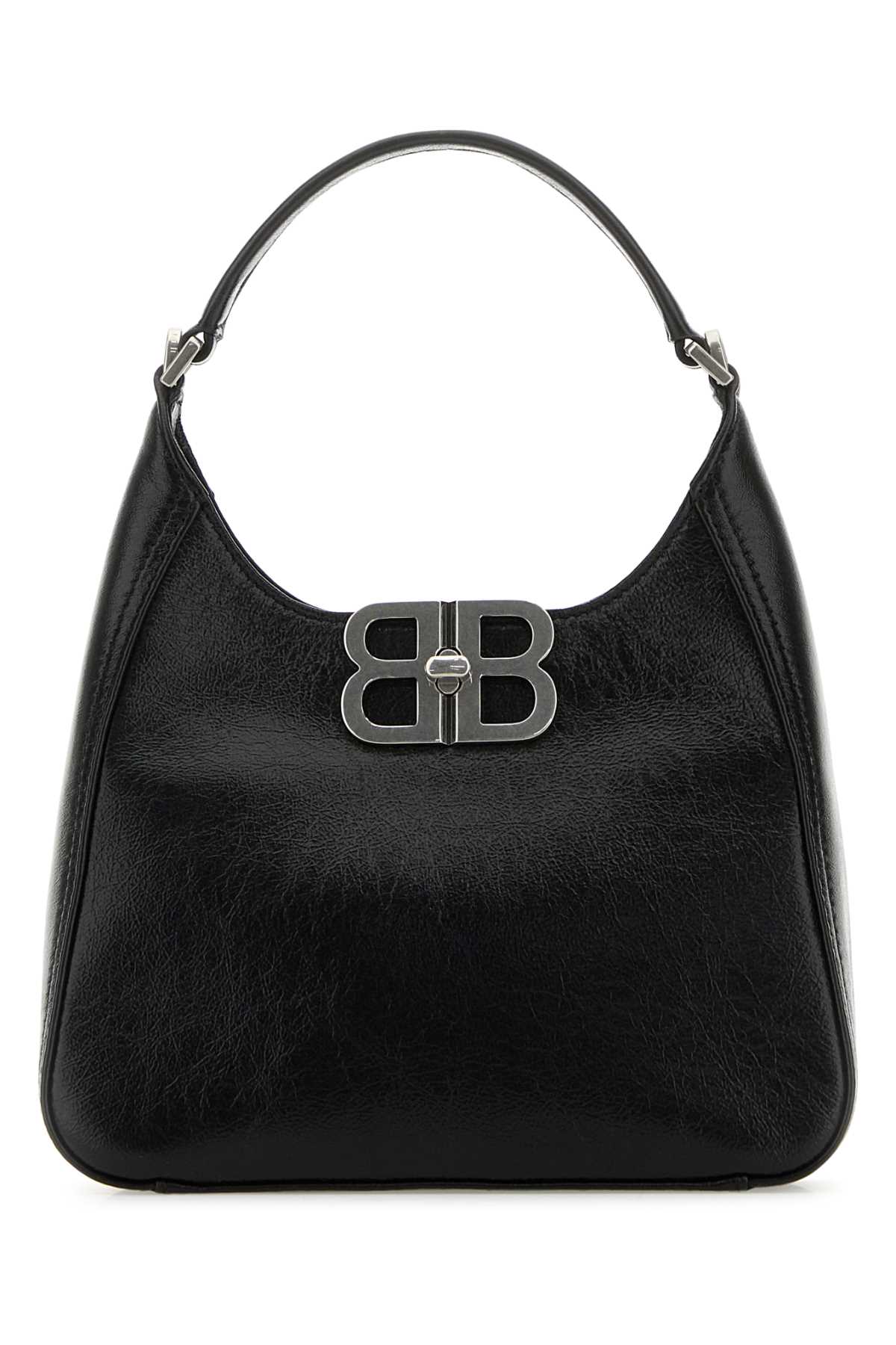 BALENCIAGA BB SOFT HOBO S For Women Exteiror: 100% Lamb Lining: 100% Fabric Finishing: Silver metal