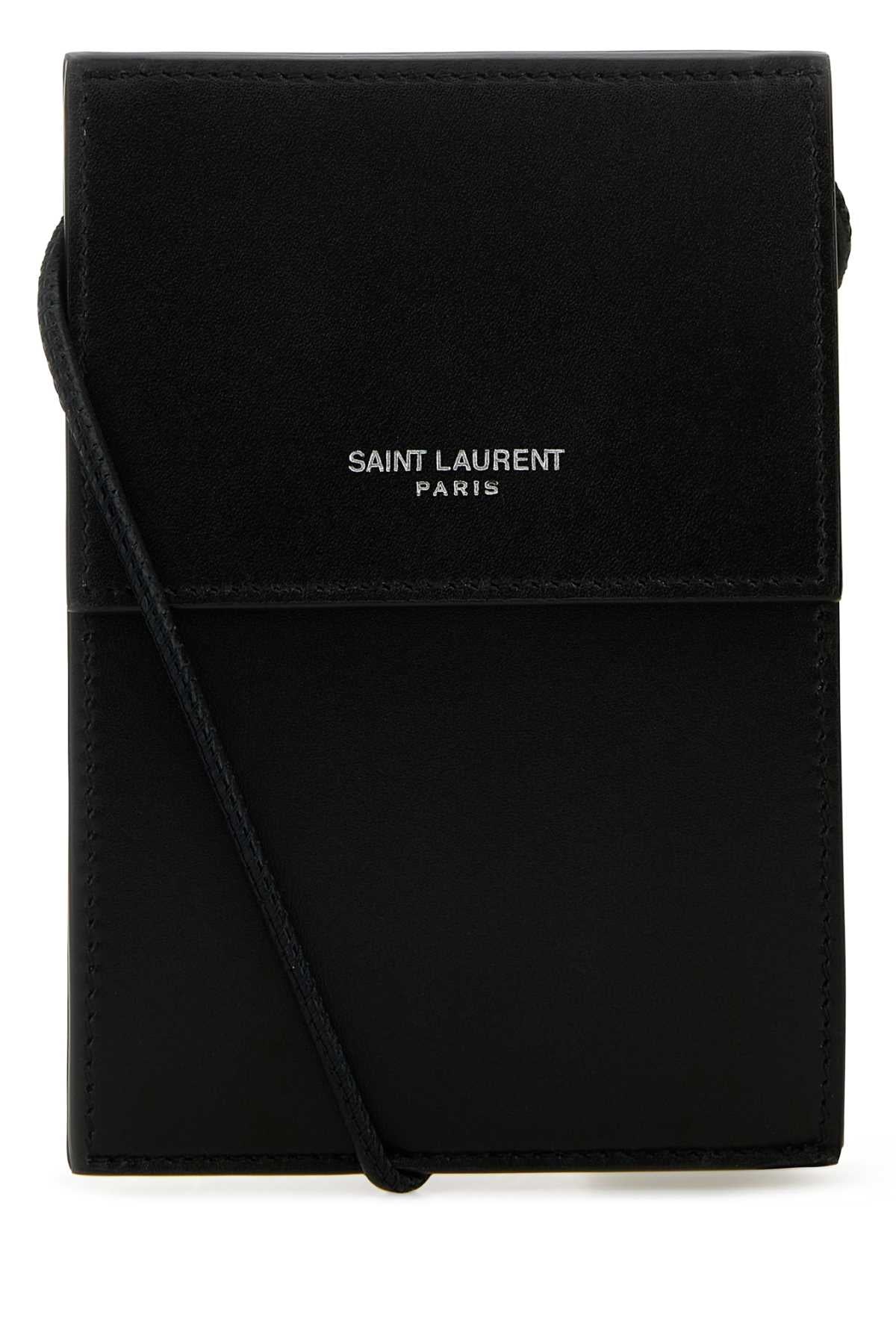 SAINT LAURENT YSL MBAG SOHO/ For Men Exterior: 100% Leather Lining: 100% Leather Finishing: Silver metal