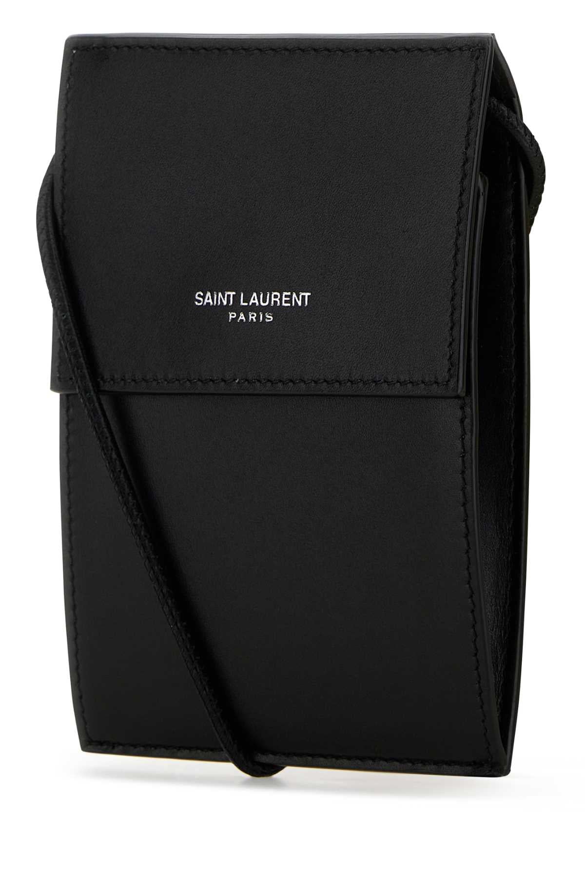 SAINT LAURENT YSL MBAG SOHO/ For Men Exterior: 100% Leather Lining: 100% Leather Finishing: Silver metal