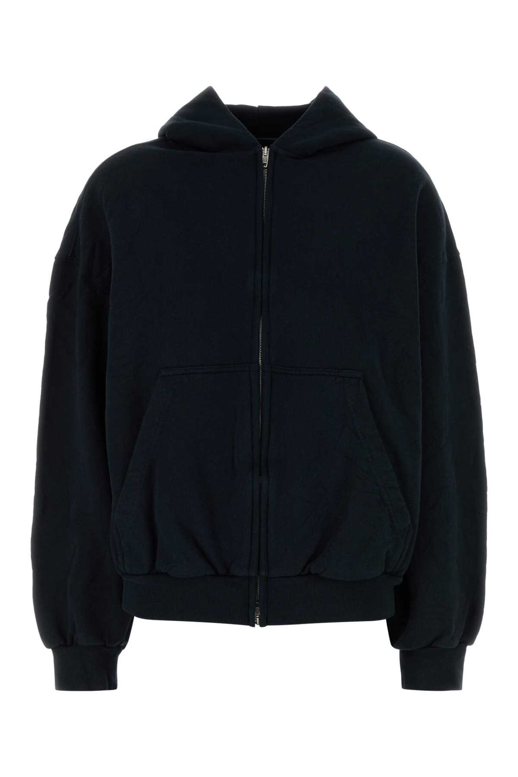 BALENCIAGA Zip-Up Hoodie For Women Exterior: 100% Cotton