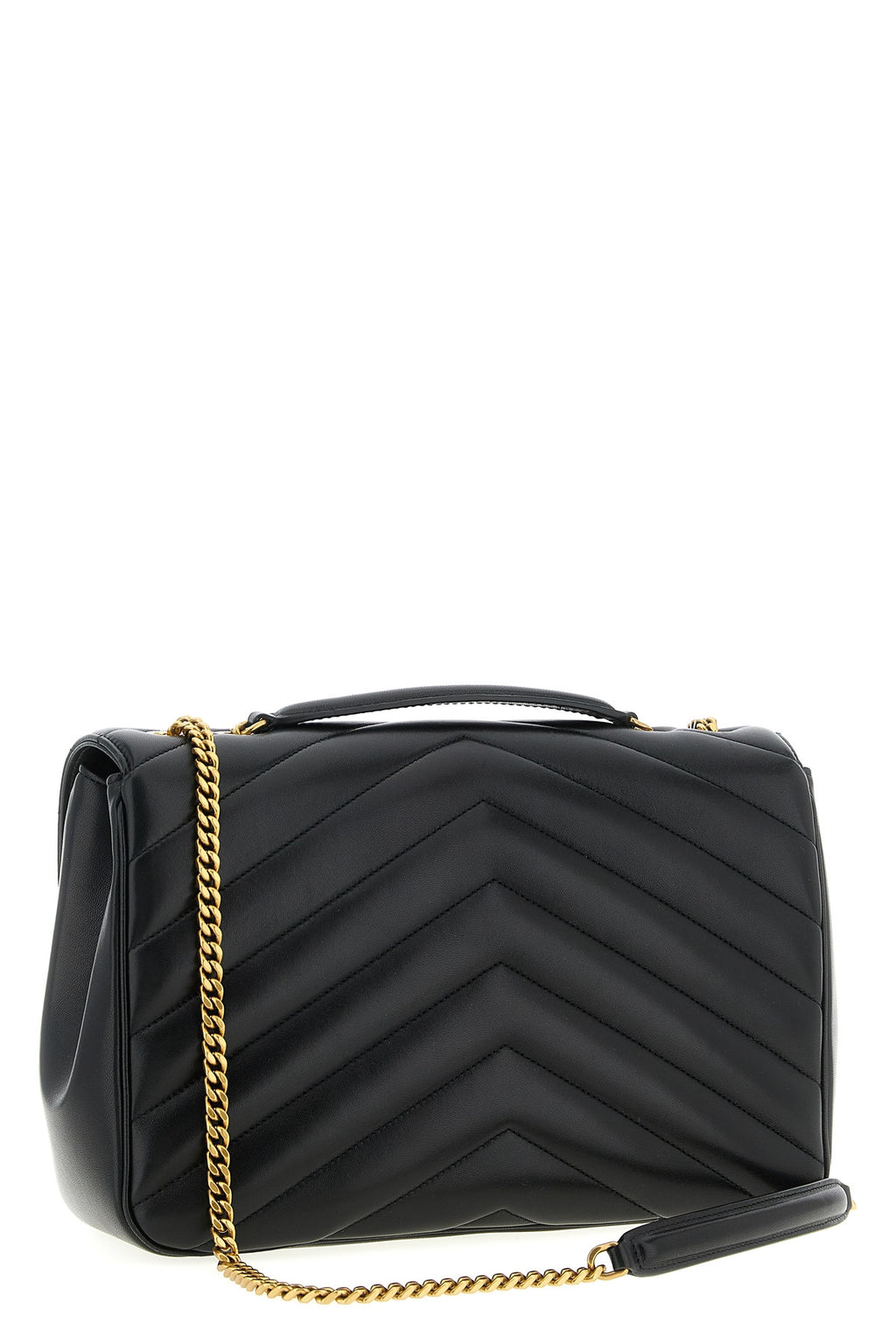 SAINT LAURENT 'Loulou' large shoulder bag For Women 100% lamb leather (Ovis Aries)