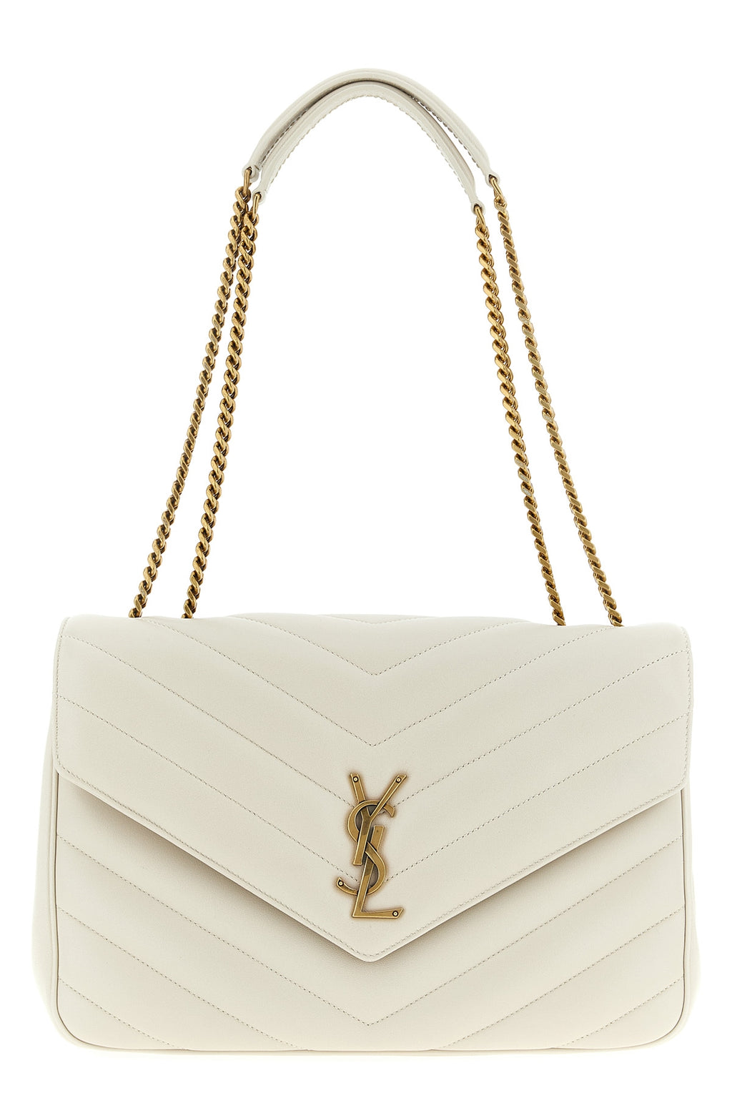 SAINT LAURENT 'Loulou' large shoulder bag For Women 100% lamb leather (Ovis Aries)