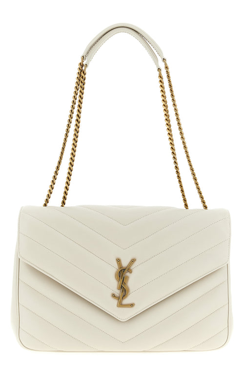 SAINT LAURENT 'Loulou' large shoulder bag For Women 100% lamb leather (Ovis Aries)