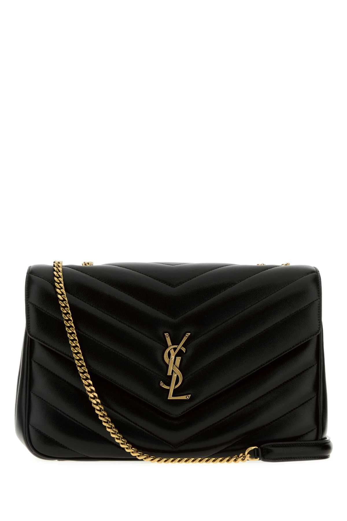 SAINT LAURENT YSL BO MNG L LOULOU For Women Exterior: 100% Lamb Lining: 100% Fabric Finishing: Antiqued golden metal