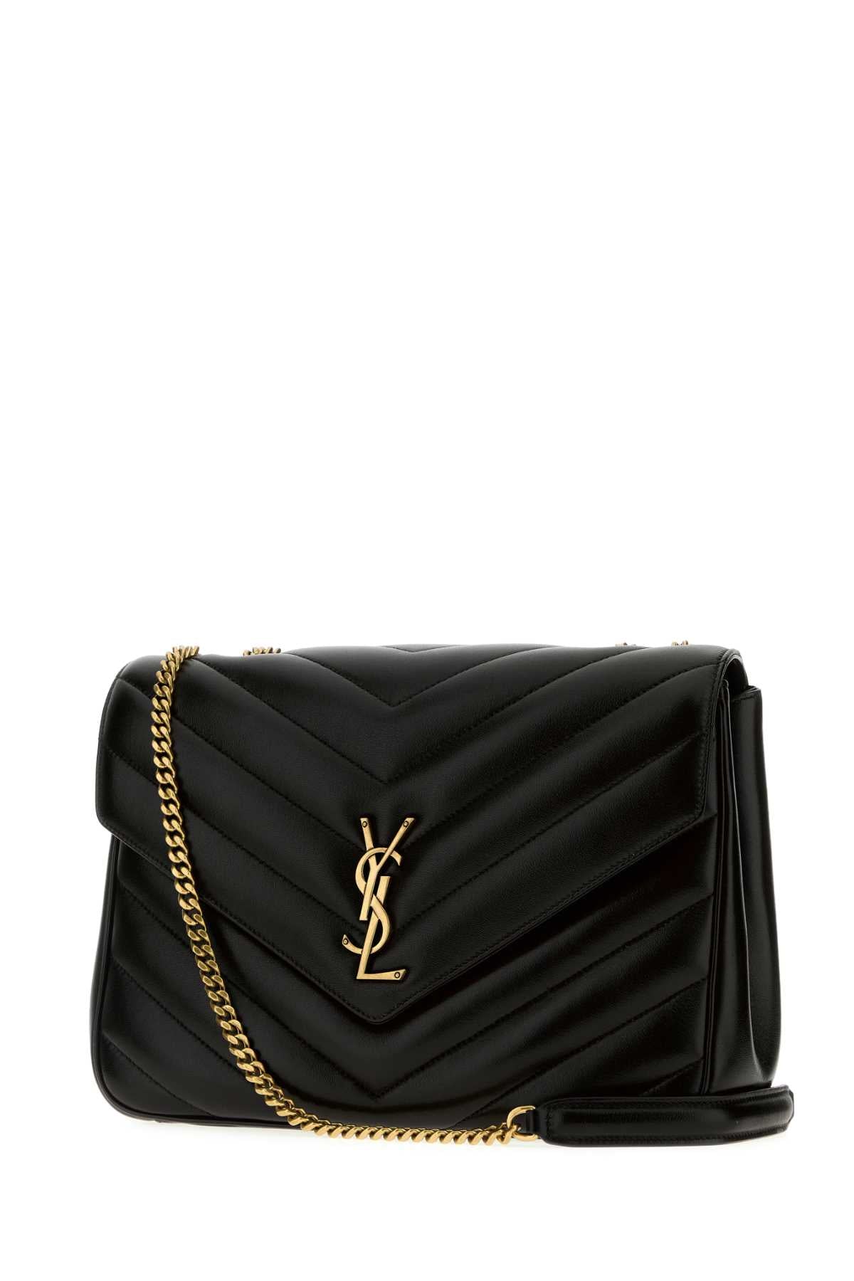 SAINT LAURENT YSL BO MNG L LOULOU For Women Exterior: 100% Lamb Lining: 100% Fabric Finishing: Antiqued golden metal
