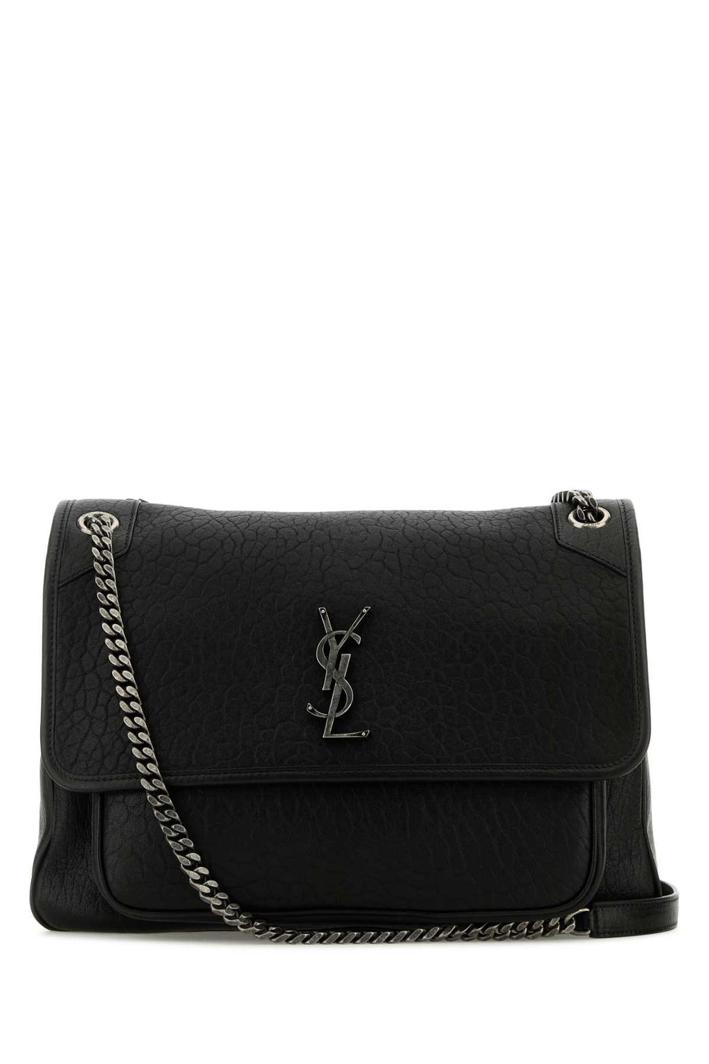 SAINT LAURENT YSL BO MNG L NIKI For Women Exterior: 100% Leather Lining: 100% Fabric Finishing: Silver metal