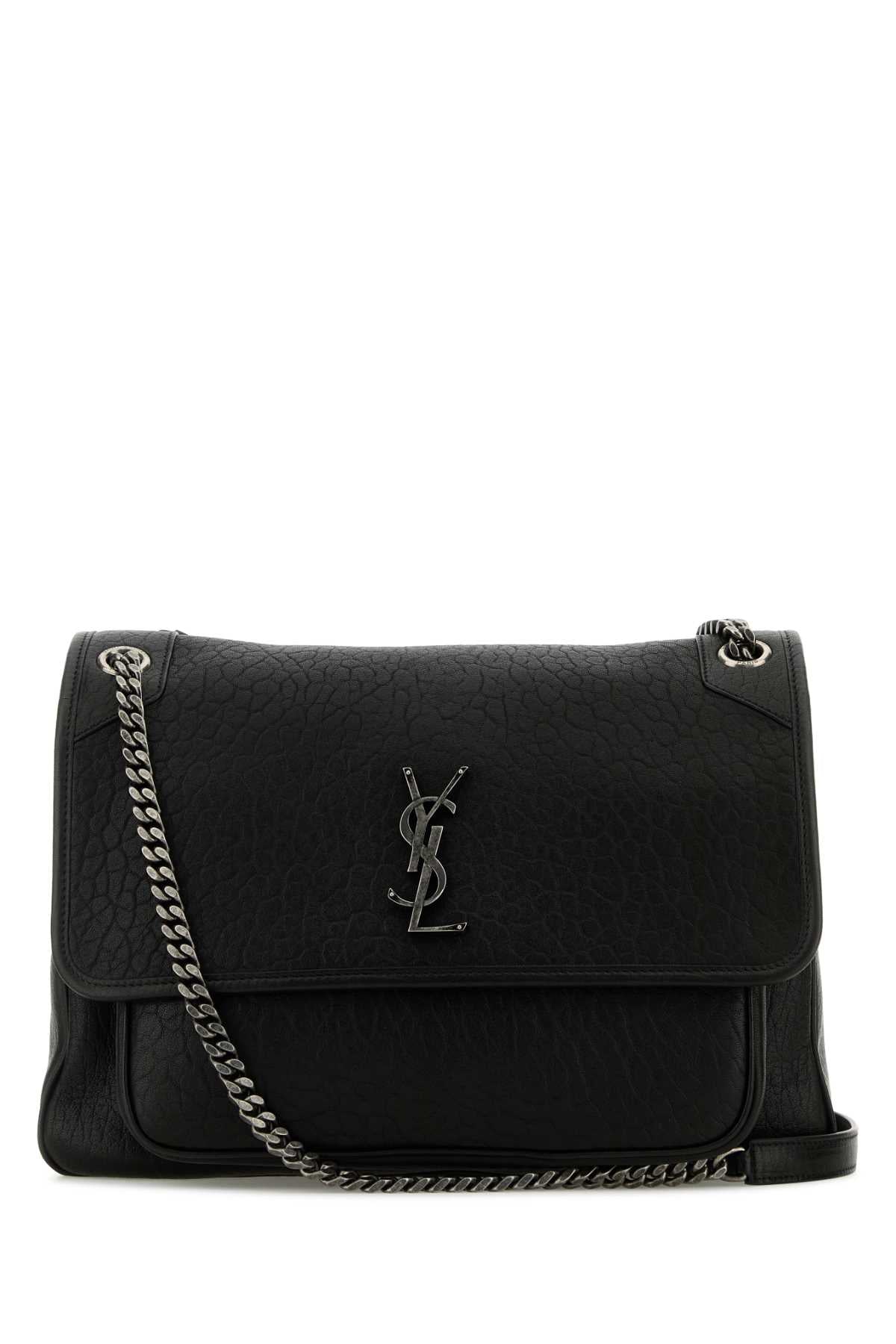 SAINT LAURENT YSL BO MNG L NIKI For Women Exterior: 100% Leather Lining: 100% Fabric Finishing: Silver metal