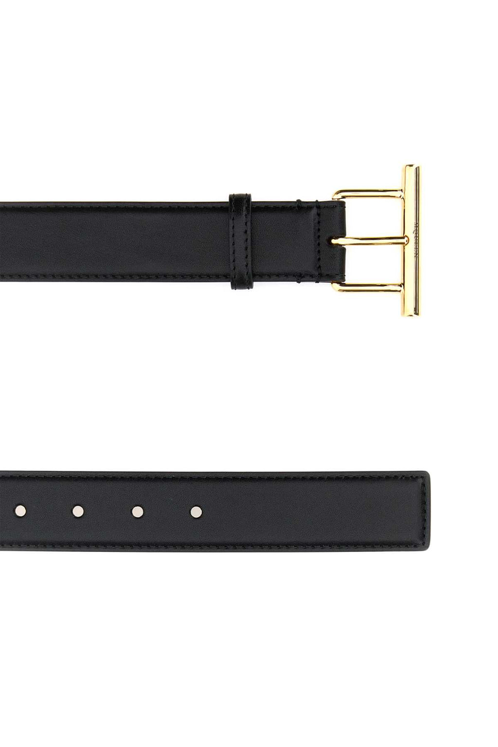 ALEXANDER MCQUEEN SLING BELT 35MM(65) For Women Exteiror: 100% Calf Finishing: Golden metal