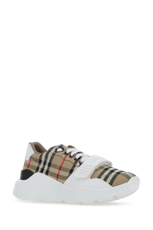 BURBERRY A:LF TNR NEW REGIS L CHK:131833:A7028 For Women 97%COTTON 03%CALF GRAIN LEATHER (BOS TAURUS)