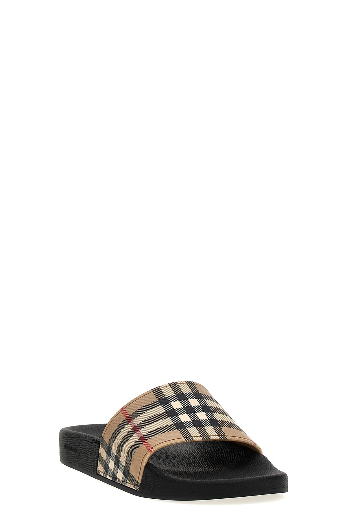 BURBERRY Slide check For Women 100% Polyurethane