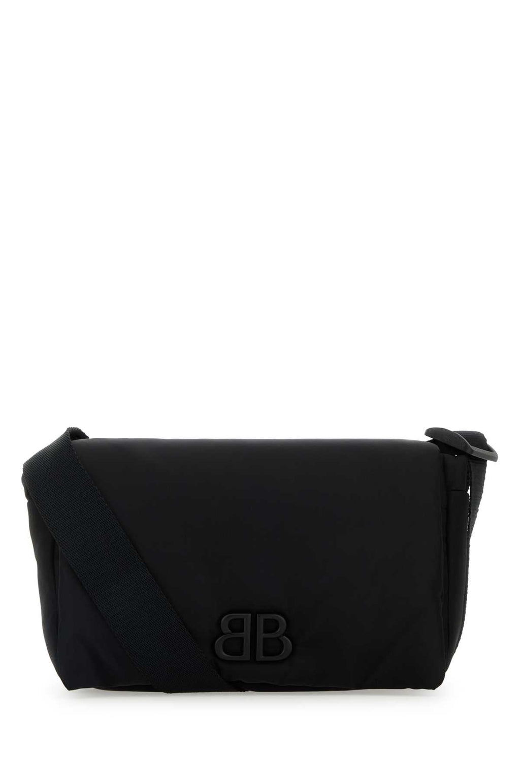 BALENCIAGA MONACO FLAP MESSENGER S For Men Exterior: 100% Nylon Lining: 100% Fabric Finishing: Enameled metal