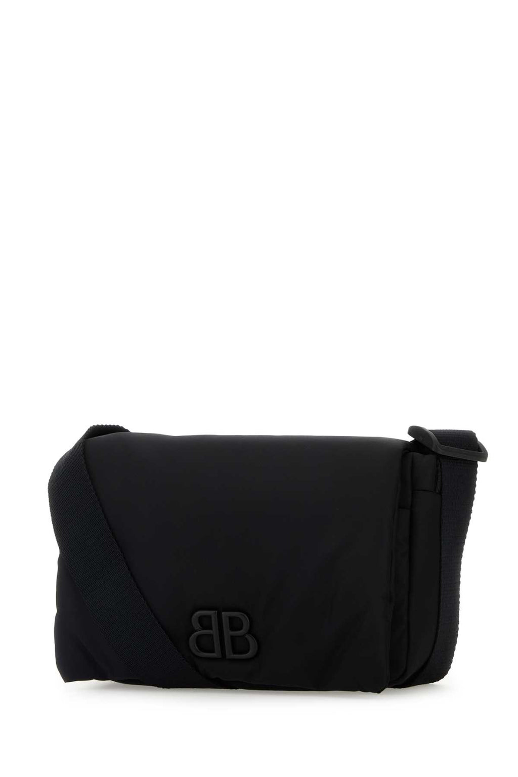BALENCIAGA MONACO FLAP MESSENGER S For Men Exterior: 100% Nylon Lining: 100% Fabric Finishing: Enameled metal