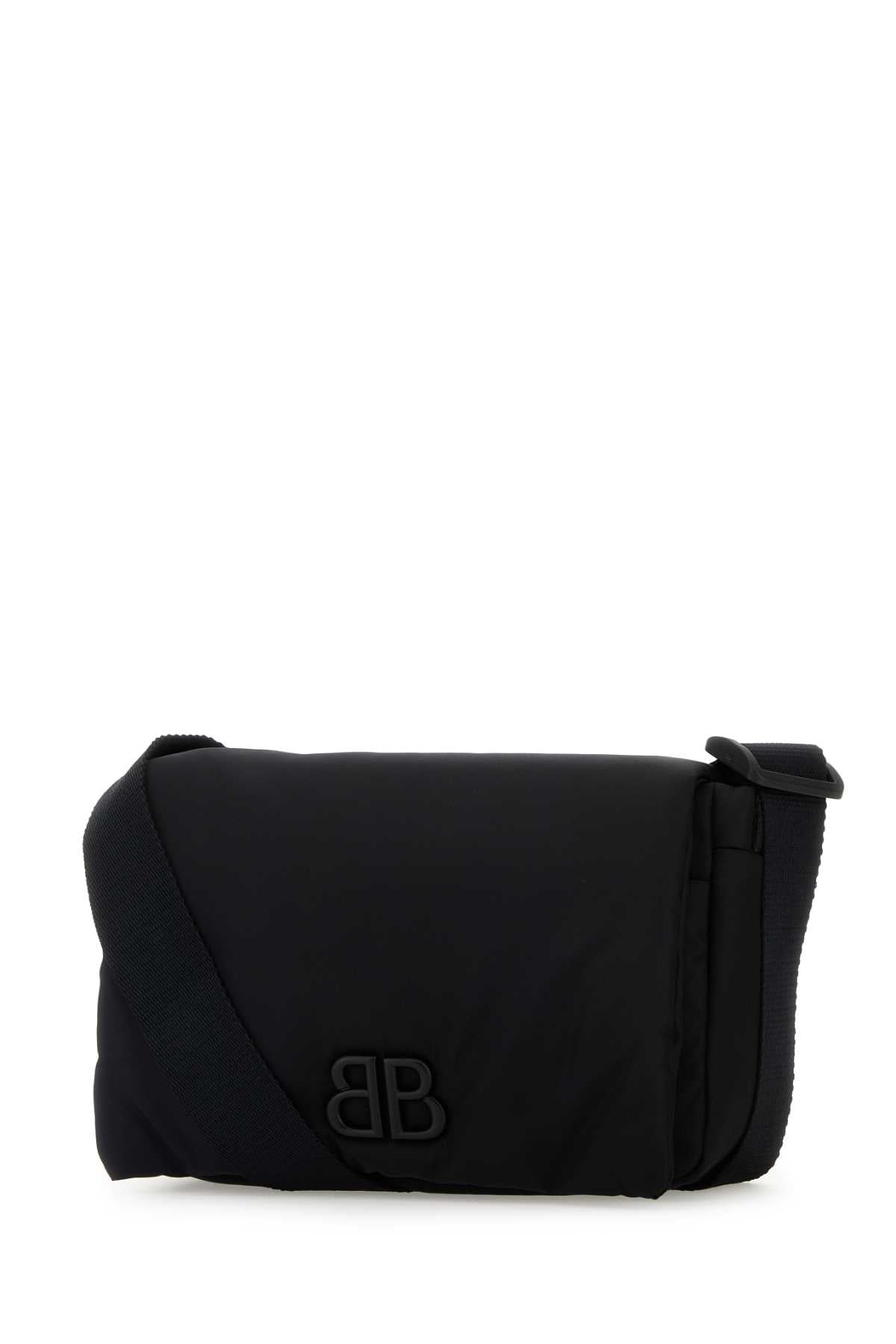 BALENCIAGA MONACO FLAP MES S For Men Exterior: 100% Nylon Lining: 100% Fabric Finishing: Enameled metal