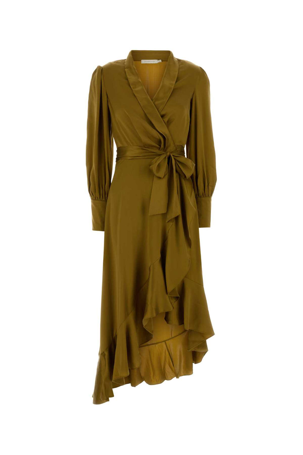ZIMMERMANN SILK WRAP MIDI DRESS For Women Exterior: 100% Silk