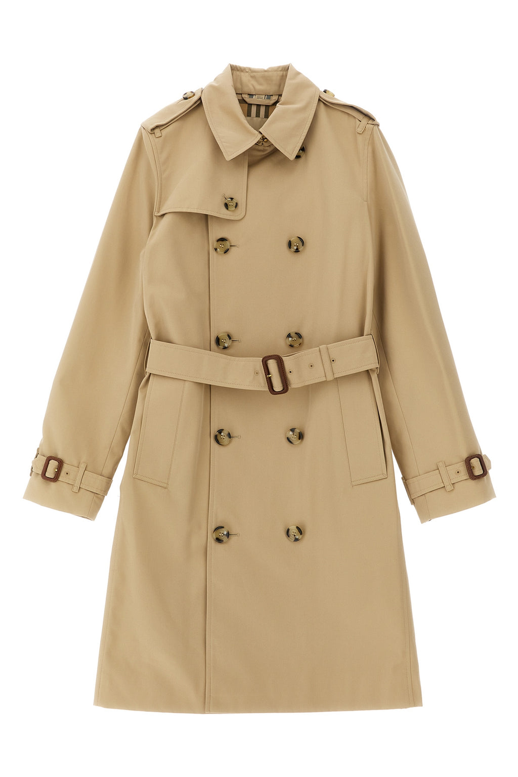 BURBERRY 'Mayfair' trench coat For Baby girl 100% cotton