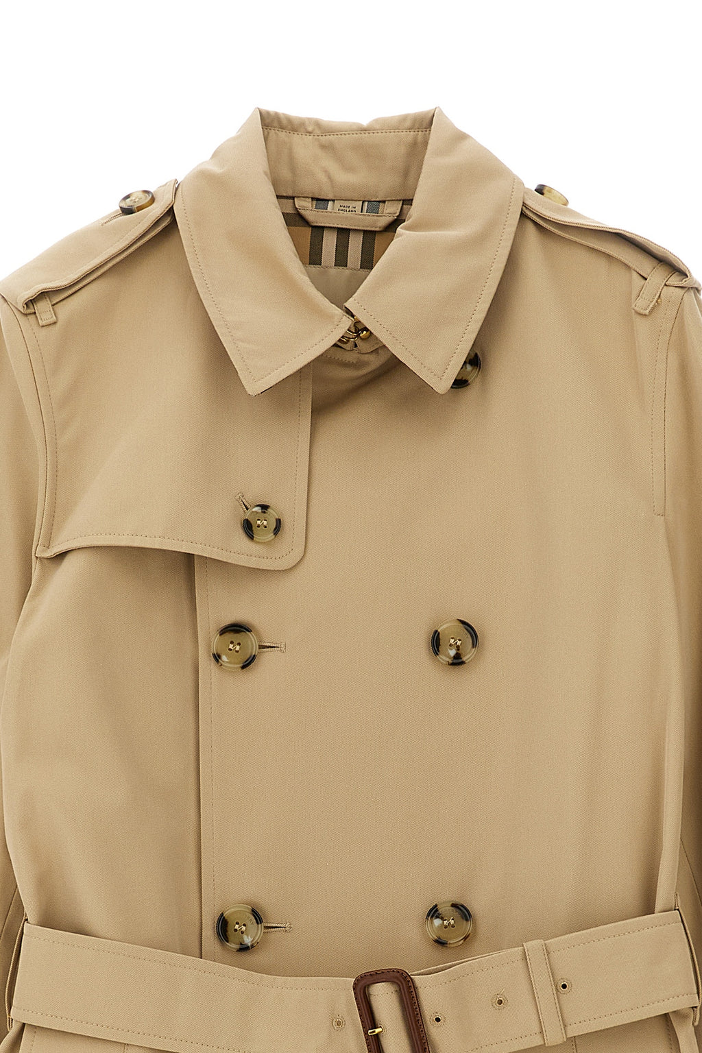 BURBERRY 'Mayfair' trench coat For Baby girl 100% cotton