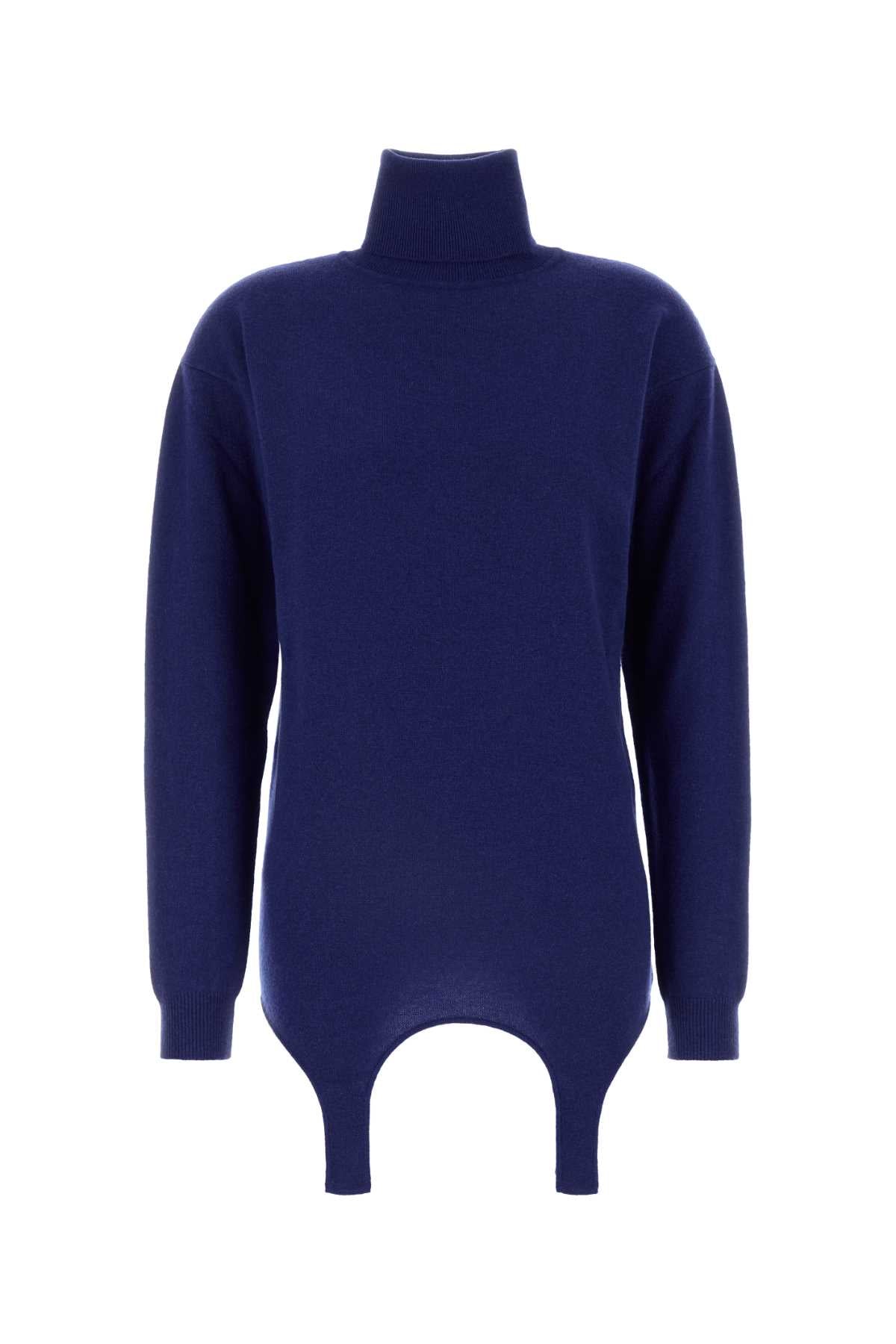 SAINT LAURENT PULL COL ROULE DETAIL PORTE-JA For Women Exterior: 100% Cashmere