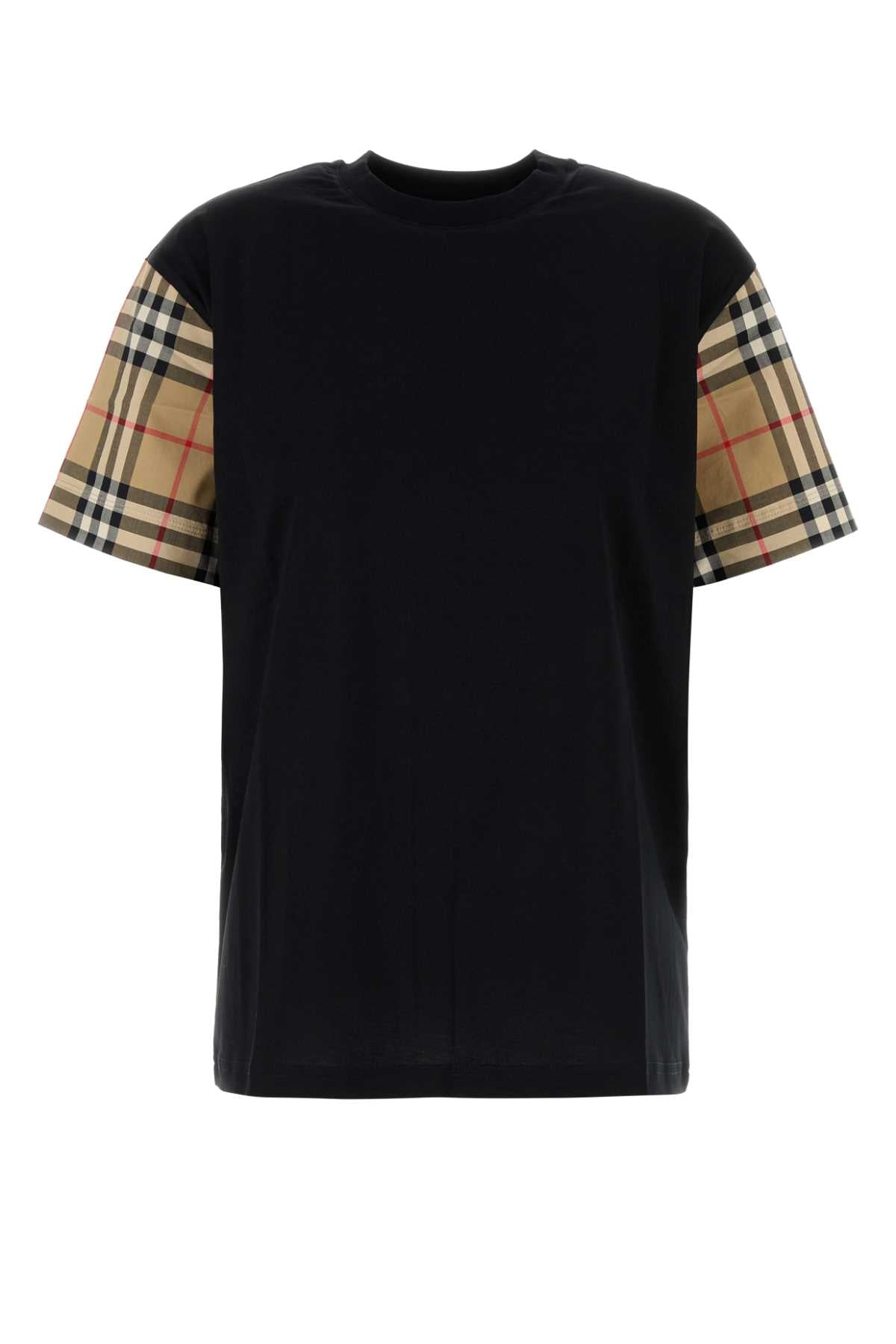 BURBERRY CARRICK CHK SLV ORG For Women Exterior: 100% Cotton